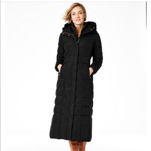 Cole Haan Hooded Down Maxi Puffer Coat